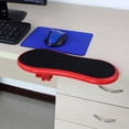 thumbnail image 2 of Rotatable Computer Armrest Adjustable Arm Wrist Rest Support for Home and Office (Red), 2 of 4