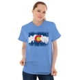 thumbnail image 3 of Colorado City Skyline Flag Cool Plus Size Crewneck Graphic Tee Shirt Brisco Brands 2X, 3 of 5