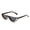 Black, variant on Rhinestone Half Frame Sunglasses For Women With Diamonds UV400 Protection Vintage Style