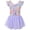 Flower Light Purple, variant on Ballet Leotard for Girls Toddler Dance Dress Outfit with Skirt Ruffle Sleeve 3-8Y