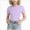A58-Pink, variant on Girls Short Sleeve T Shirt Crewneck Knit Crop Top Hollow Out Pullovers Sweater 6-12 Months 12-24 Months 2t 3t 4t 5t 6t 7t 8t 9t Children
