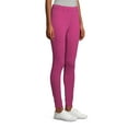 thumbnail image 3 of Time and Tru Women's Full Length Soft Knit Color Jeggings, 3 of 6