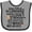 Heather and Black, variant on Inktastic Multiple Sclerosis MS Awareness Walk Boys or Girls Baby Bib
