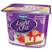 Light & Fit Dan Lnf Straw Cheesecake Ss, 6 Oz.