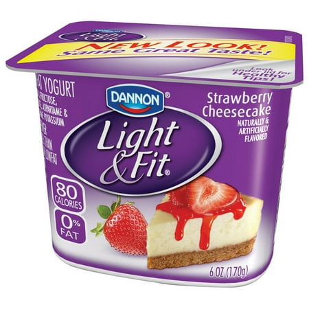 Light & Fit Dan Lnf Straw Cheesecake Ss, 6 Oz.