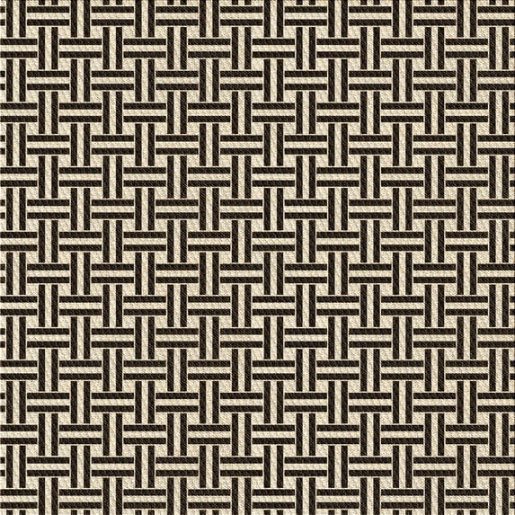 Ahgly Company Indoor Square Patterned Midnight Gray Area Rugs, 4' Square