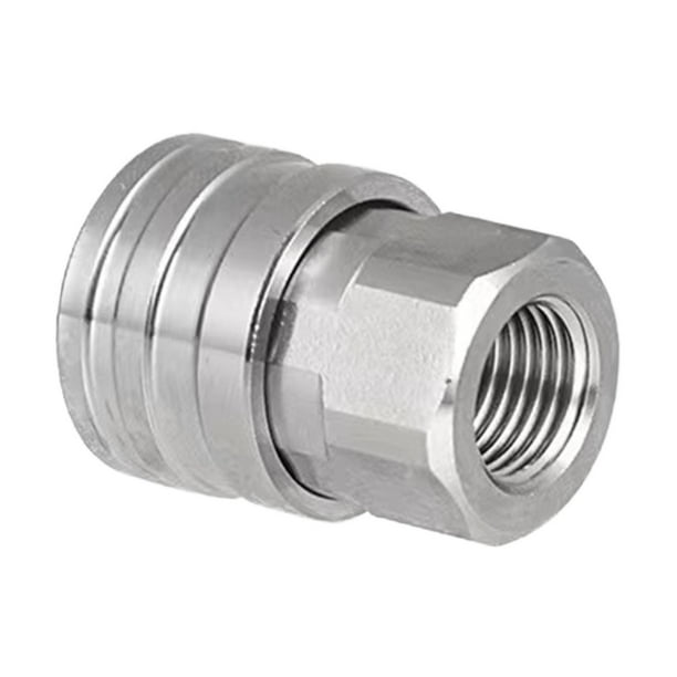 Adaptador de rosca de 1/4 de pulgada para boquilla de hidrolavadora, accesorios de repuesto resistentes 3.2cm