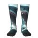 thumbnail image 1 of Fotbe Surfing Shark Calcetas Divertidas Estampadas para Hombre y Mujer, Calcetas de Algodón hasta la Rodilla para Caminar, Correr, Enfermería y Embarazo, 1 of 6