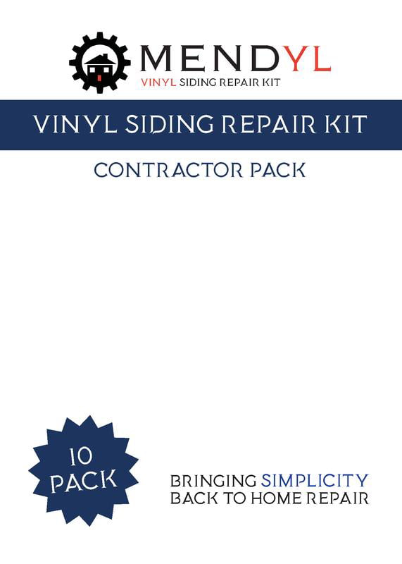 Holes Mendyl Vinyl Siding Repair Kit Cover Any Cracks or Blemishes on Vinyl