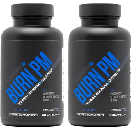 Sculpt Nation by V Shred - Night Time Metabolism Support with Raspberry Ketones, Green Tea Extract and Melatonin - 60 Gluten Free Capsules - 2 Pack