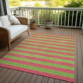 thumbnail image 6 of Addison Rugs Chantille Indoor/Outdoor Transitional Stripes Blush Washable Rectangle Rug, 8' x 10', 6 of 6