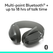 Logitech Zone Vibe 100 Wireless Noise Canceling Over-Ear Headset Graphite 981-001256