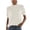 TK310 White, variant on Yuncity Women Tops Short Sleeve Crew Neck Solid Color Summer Basic Leisure Outdoor Daily Wear Women's Tshirts Size L Beige