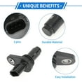 thumbnail image 3 of Unique Bargains 1 Pc Crankshaft Position Sensor for Nissan Versa 1.6 2020-2024 Sturdy Metal Plastic Black Engine Crank CKP Sensor, 3 of 6