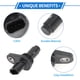 thumbnail image 3 of Sensores de posición del cigüeñal de metal plástico negro de 1 Pc para Nissan Versa 1.6 2020-2024, 3 of 6