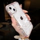 thumbnail image 1 of Funda de teléfono suave transparente con diamantes brillantes de lujo para iPhone 14 13 12 Pro Max 11 XS XR 7 8 Plus SE3 funda de silicona transparente Deng Xun unisex, 1 of 2