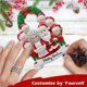 thumbnail image 3 of Ounissouiy Decoraciones para árboles de Navidad Árbol de Navidad familiar Colgante colgante Colgador de resina de Navidad Regalo para amigos y familiares Kits de decoración para fiestas No.6 Ounissouiy HA040056-06, 3 of 6