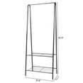 thumbnail image 2 of Portable 2-Tier Durable Shelf Shoes Clothes Storage Rack for Home, 2 of 6