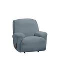 thumbnail image 2 of SureFit Stretch Morgan 1 Piece Recliner Slipcover in Storm Blue, 2 of 3