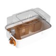 thumbnail image 3 of TOOYFUL Hamster Cage Transparent Creative Hamster Habitat for Bunny Guinea Pigs Rats Orange, 3 of 9