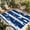 White Dark Blue, variant on Indoor Outdoor Area Rugs,Farmhouse Vintage Beige Tan Buffalo Plaid Washable Patio Rug Non-slip Quick Dry Camping Rugs,Rustic Linen Floor Carpet for Porch Deck Backyard RV Decor,4x6ft