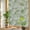 Sage Green, variant on Rainbow Window Privacy Film, Red Geometric Static Cling Decorative Window Film PVC, Modern Morocco Abstract Art No Glue UV Blocking Glass Covering, Removable Stained Glass Sticker 17.7''x39.3''