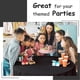 thumbnail image 2 of Set of 5 premium quality black plastic disposable tablecloths - 54 x 108 inches. Rectangular Plastic Tablecloth - Color. Black - for indoor or outdoor, 2 of 5