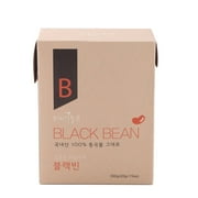 DESIGNNONGBOO Black Bean Multi Grain Powder 20g x15 Sticks | Korean Roasted Grain Drink Mix | Vegan Protein Meal Replacement Shake, Misugaru