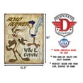 thumbnail image 2 of Road Runner & Wyle E Coyote Tin Sign 13 x 16in, 2 of 2