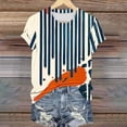 thumbnail image 3 of Tee for Women 2025 Cute Print Short Sleeve Tunic Tshirt Cotton Crewneck Blouse Tees Dressy Casual Shirts, 3 of 4
