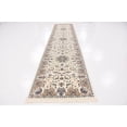 thumbnail image 3 of Rugs.com Rabia Collection Rug – 3' x 13' Runner Ivory Low Rug Perfect For Hallways, Entryways, 3 of 8