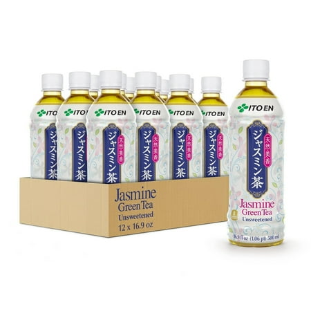 Ito En Jasmine Green Tea  Unsweetened  16.9 Fluid Ounce (12-Pack)