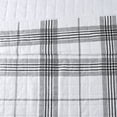 thumbnail image 2 of Cottage Classics Cottage Plaid White and Black Cotton 3-Piece Full/Queen Quilt Set, plaid themed, for Men and Women, OEKO-TEX Certified Confidence, 2 of 5