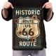 thumbnail image 4 of Placa Metal Vintage Ruta 66 Pintura Hierro Rectangular Arte La Pared Barra 30x40cm, 4 of 9