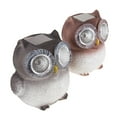 thumbnail image 3 of Pure Garden Set of 2 Outdoor Battery-Operated Owl Decoys to Scare Birds, 3 of 5