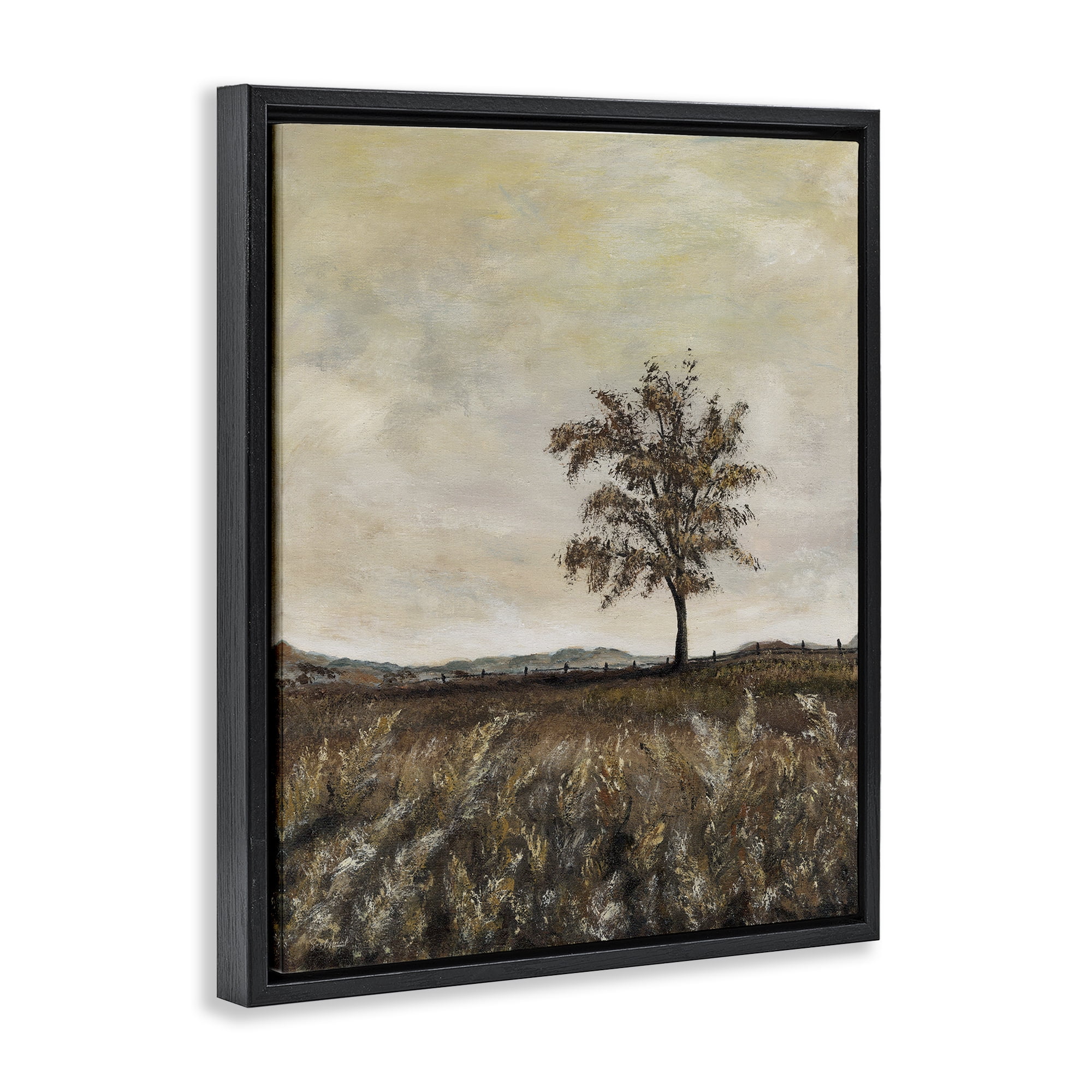 Stupell Industries Yesterdays Gone By Black Framed Floater Canvas Wall Art, design by Soulspeak & Sawdust