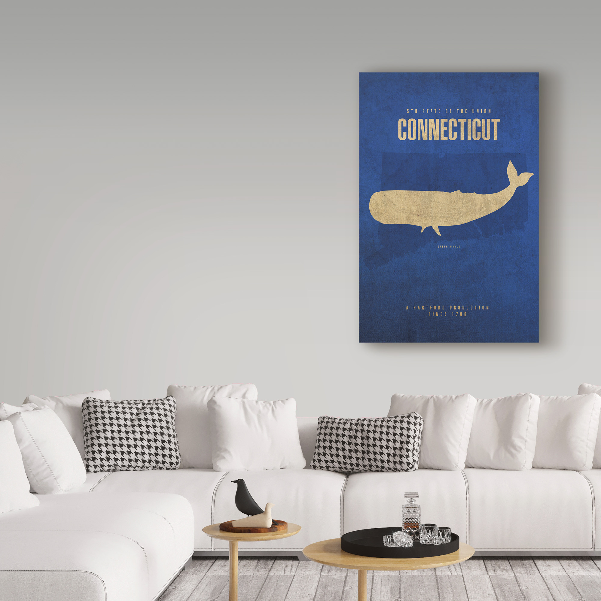 Trademark Fine Art 'State Animal Connecticut' Canvas Art by Red Atlas Designs