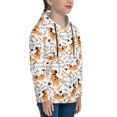 thumbnail image 3 of Balery Cute Dog Pattern Boys Hoodie, Youth Pullover Hooded Sweatshirt, Kangaroo Pocket Hoodie for Kids Girls -X-Large, 3 of 6