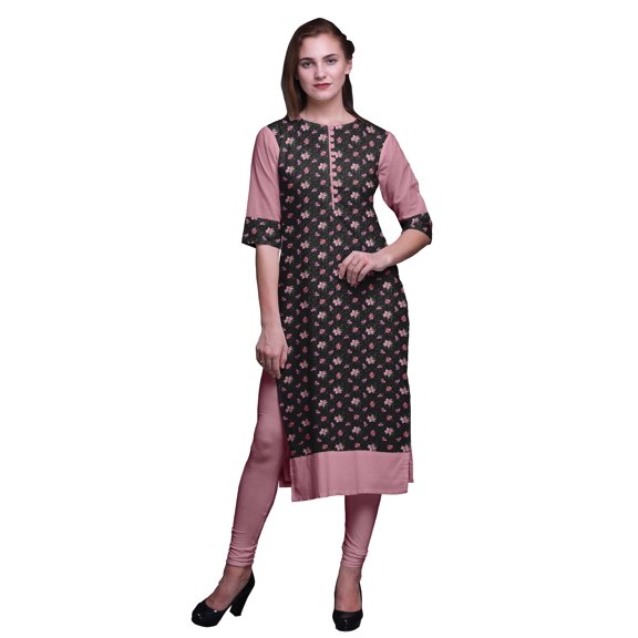 Bimba Printed Women StraightÂ KurtiÂ Summer Wear Ladies Ethnic Kurta Tunic