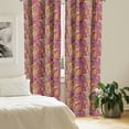 thumbnail image 2 of Ambesonne Colorful Curtains, Paisley Eastern, Pair of 28"x84", Multicolor, 2 of 5