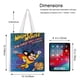 thumbnail image 5 of Mighty Mouse: The New Adventures Bolso de tela con estampado de lienzo para mujer, bolsa de compras reutilizable y estética, con cremallera interior, regalo para mujer,38*45cm., 5 of 6