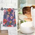 thumbnail image 7 of Yayeee 100% Cotton Hand Towels for Bathroom 16" x 28" Soft Absorbent Kitchen Towel, Beautiful Floral Pattern, 7 of 7