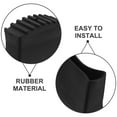 thumbnail image 3 of WHAMVOX 2pcs Non-Slip Ladder Feet Protector Rubber Replacements Foot Pads For Safety Durability Insulated Ladder Covers For Home Construction, 3 of 8