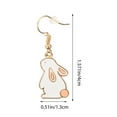 thumbnail image 4 of WEAVILUX 2 Pairs of Decorative Bunny Earrings Cute Dangle Earrings for Women, 4 of 6
