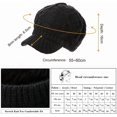 thumbnail image 4 of FrostHike 50%/100% Wool Newsboy Cap Winter Hat Visor Beret Cold Weather, 4 of 4