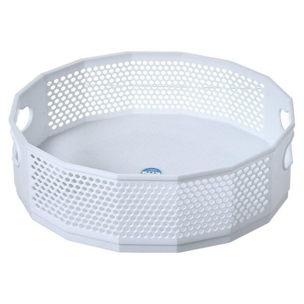 Organizador de especias giratorio antideslizante para cocina Blanco L