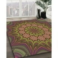thumbnail image 2 of Ahgly Company Indoor Rectangle Patterned Brown Red Area Rugs, 5' x 8', 2 of 6
