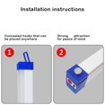 thumbnail image 3 of LED Light Modulator Tube High Brightness Rechargeable Tent Lamp for Home Dorm BBQ Picnic(32cm), 3 of 7