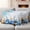 Orange Blue SkyBlue, variant on Blue Pumpkin Fall Outdoor Waterproof Pillow Covers, Thanksgiving Botanical Beige Decorative Square Throw Pillowcase Sofa Cushion Sham for Patio/Couch/Chair, 18"x18" 2 Pack