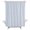 Blue, variant on Stall Shower Curtains 36" x 72", Boho Striped Washable Shower Curtain for Bathroom, Cream Horizontal Stripes Modern Minimalist Waterproof Polyester Fabric Bathtub Curtain Panel